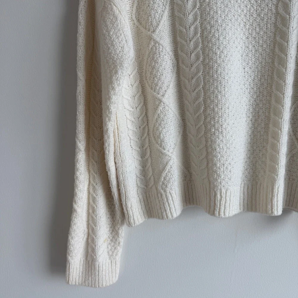 Women's‎ Vince Cable Knit Merino Wool Blend Pullover Size Small